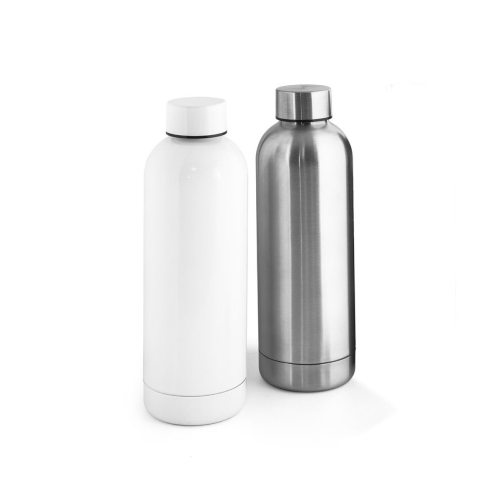 ODIN METTALIC - Bottle in 90% recycled stainless steel 550 mL