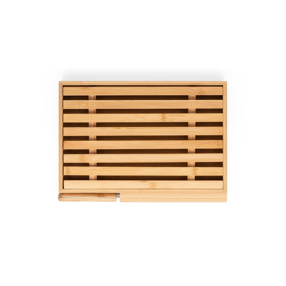 PASSARD - Bread board in bamboo with stainless steel knife