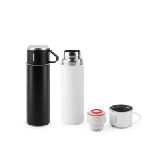 COMANECI - Double-walled stainless steel bottle (90% recycled) with matte finish 490 mL
