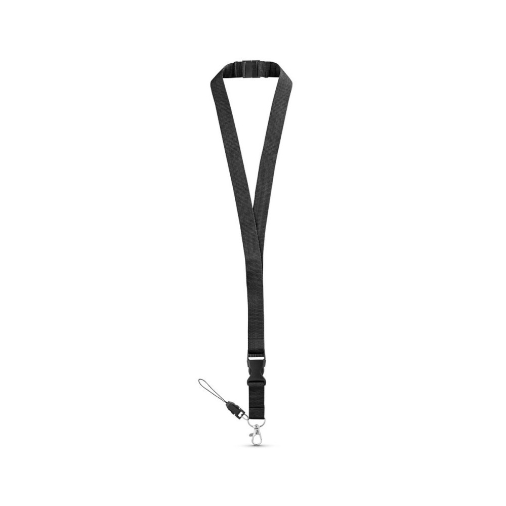 MURRAY - Polyester lanyard with metal carabiner