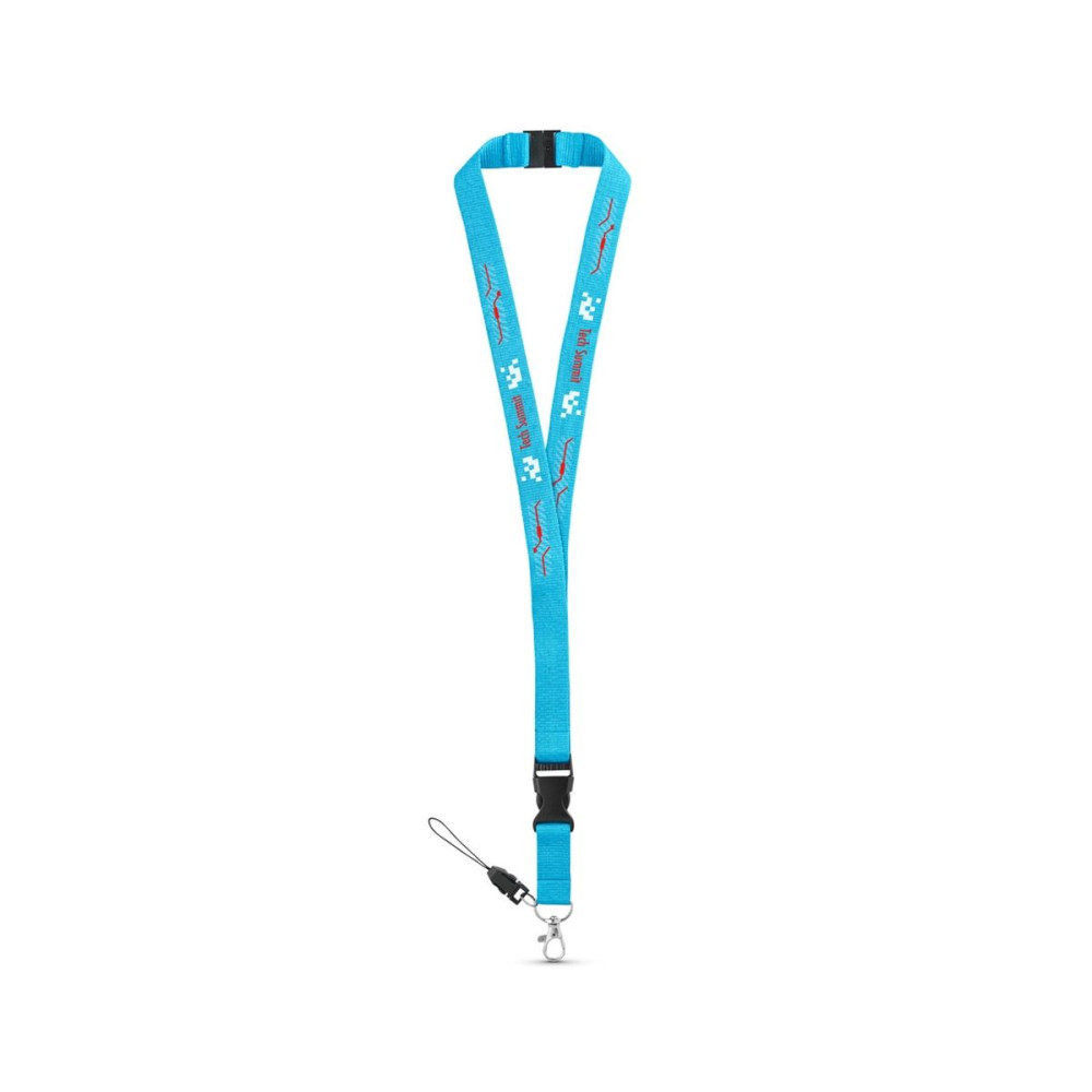 MURRAY - Polyester lanyard with metal carabiner