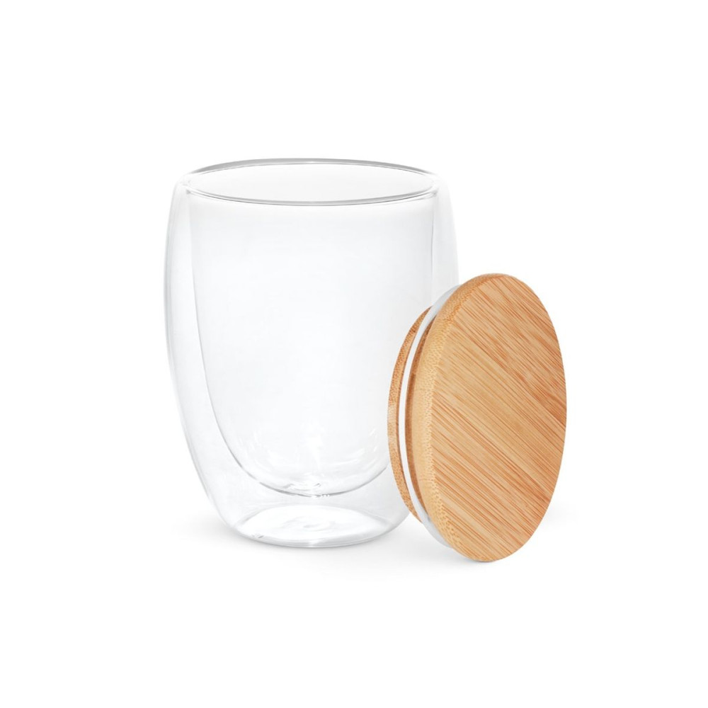 ECUADOR L - Borosilicate glass travel cup 350 mL