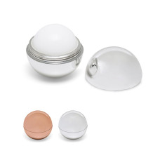 ALBA - Lip balm with ABS round-shaped packaging