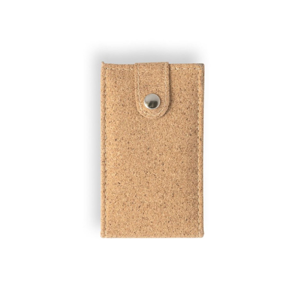 ZENA - Stainless steel manicure set in cork pouch