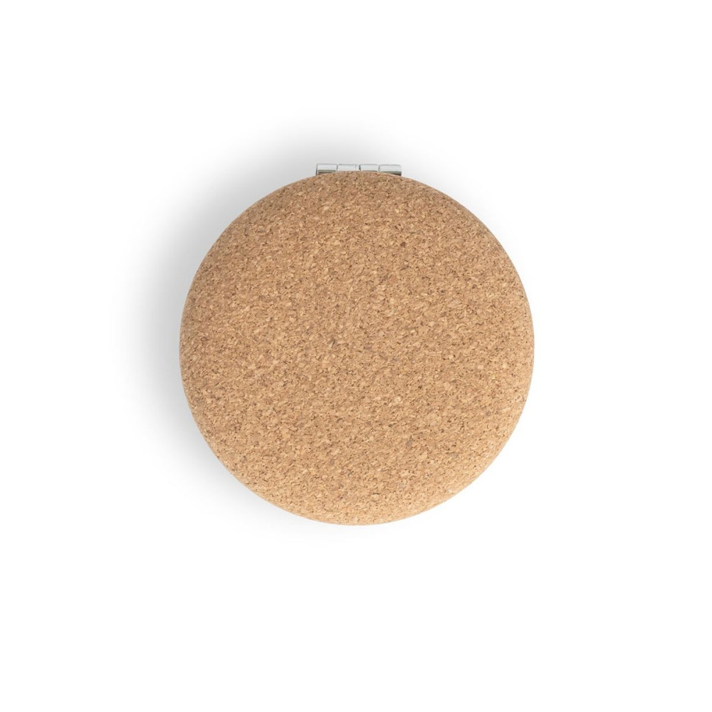 TILBURY - Folding cosmetic mirror in cork