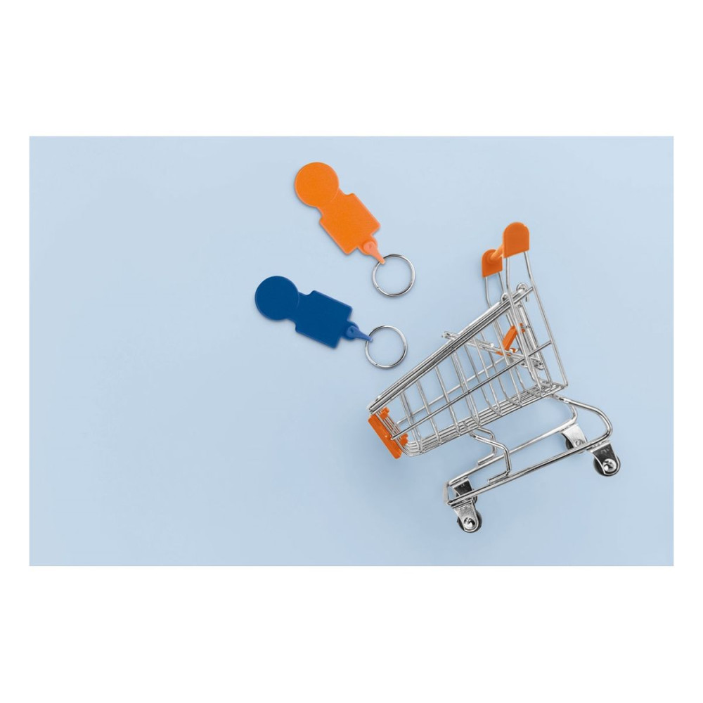 SULLIVAN - Coin-shapped PS keyring for supermarket cart