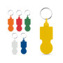 SULLIVAN - Coin-shapped PS keyring for supermarket cart SULLIVAN - Coin-shapped PS keyring for supermarket cart
