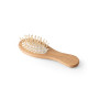 DERN - Wooden hairbrush with round bamboo bristles DERN - Wooden hairbrush with round bamboo bristles