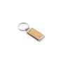 HOMER - Rectangular bamboo keyring HOMER - Rectangular bamboo keyring