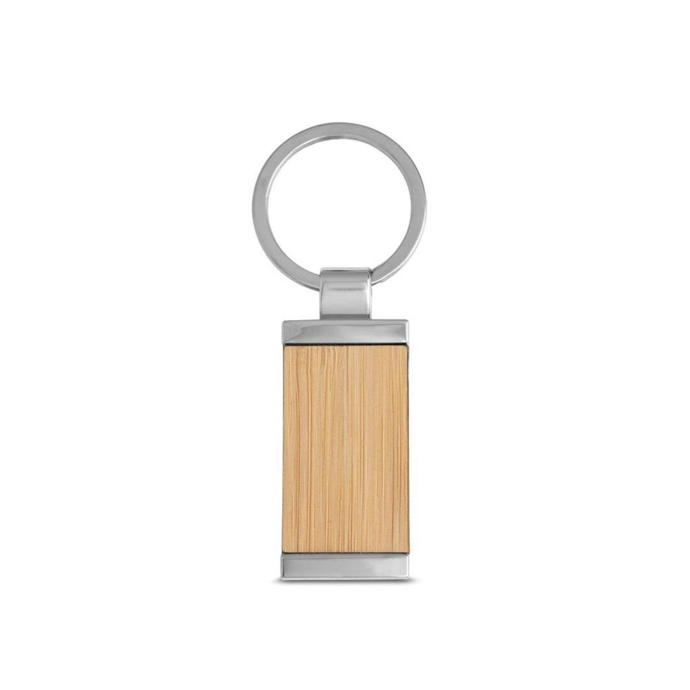 HOMER - Rectangular bamboo keyring