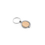 HOMER ROUND - Circular bamboo keyring HOMER ROUND - Circular bamboo keyring