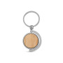 HOMER ROUND - Circular bamboo keyring HOMER ROUND - Circular bamboo keyring