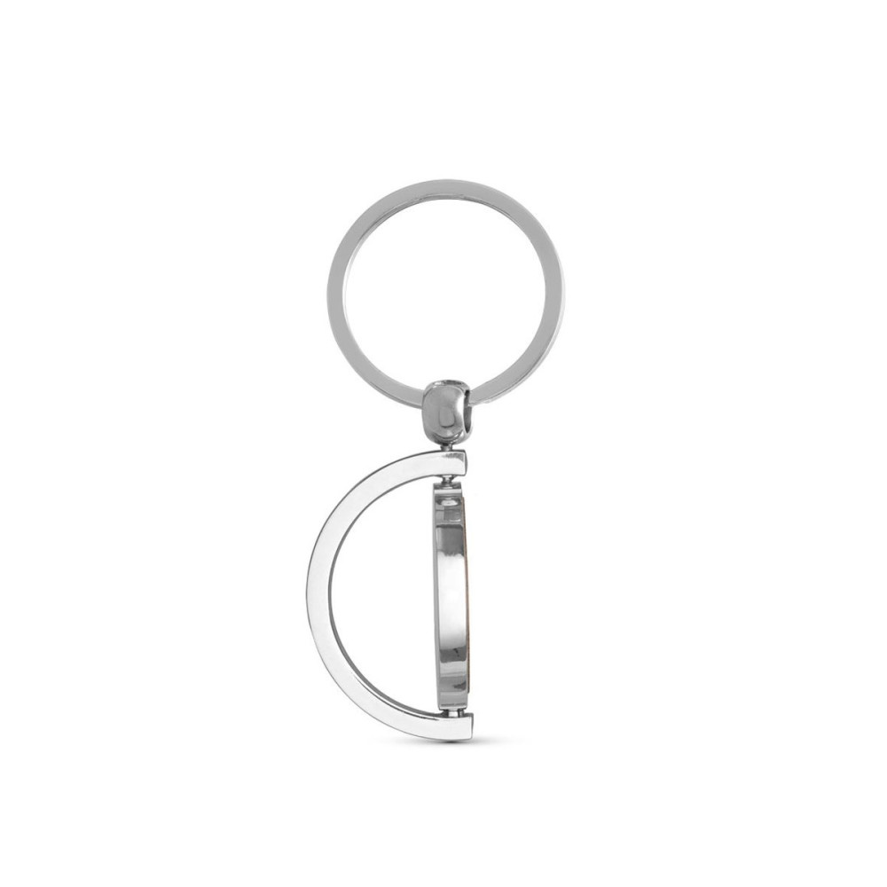 HOMER ROUND - Circular bamboo keyring