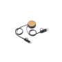 RUBINS - 6-in-1 retractable USB cable in recycled ABS (100% rABS) and bamboo RUBINS - 6-in-1 retractable USB cable in recycled ABS (100% rABS) and bamboo