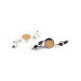 RUBINS - 6-in-1 retractable USB cable in recycled ABS (100% rABS) and bamboo RUBINS - 6-in-1 retractable USB cable in recycled ABS (100% rABS) and bamboo