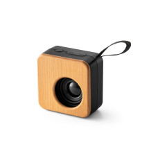 MAYER - Portable 3W speaker with 4h battery life in bamboo and recycled ABS (100% rABS)
