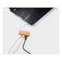MOSER - HUB with 2 USB-A and 1 USB-C ports in bamboo MOSER - HUB with 2 USB-A and 1 USB-C ports in bamboo