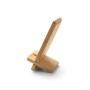 LANGE - Smartphone holder with 15W fast wireless charger in bamboo