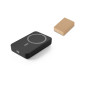 AMPERE 10 - 10.000 mAh magnetic power bank with 15W superfast wireless charger in recycled ABS (100% rABS) AMPERE 10 - 10.000 mAh magnetic power bank with 15W superfast wireless charger in recycled ABS (100% rABS)