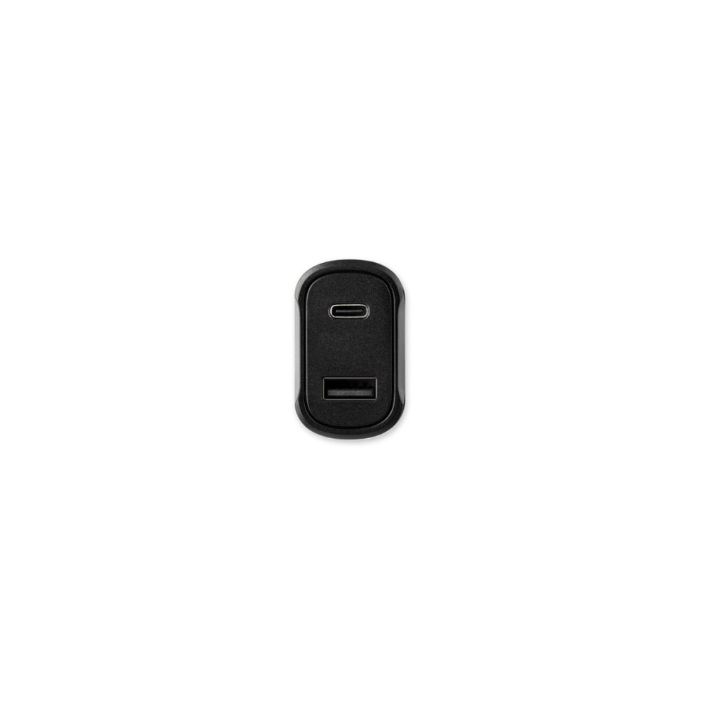 DIRAC - Cigarette lighter adapter with USB-A port 18W and USB-C 20W in 100% rABS