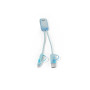 BERNERS - Superfast 6-in-1 USB cable in recycled PET (100% rPET) BERNERS - Superfast 6-in-1 USB cable in recycled PET (100% rPET)