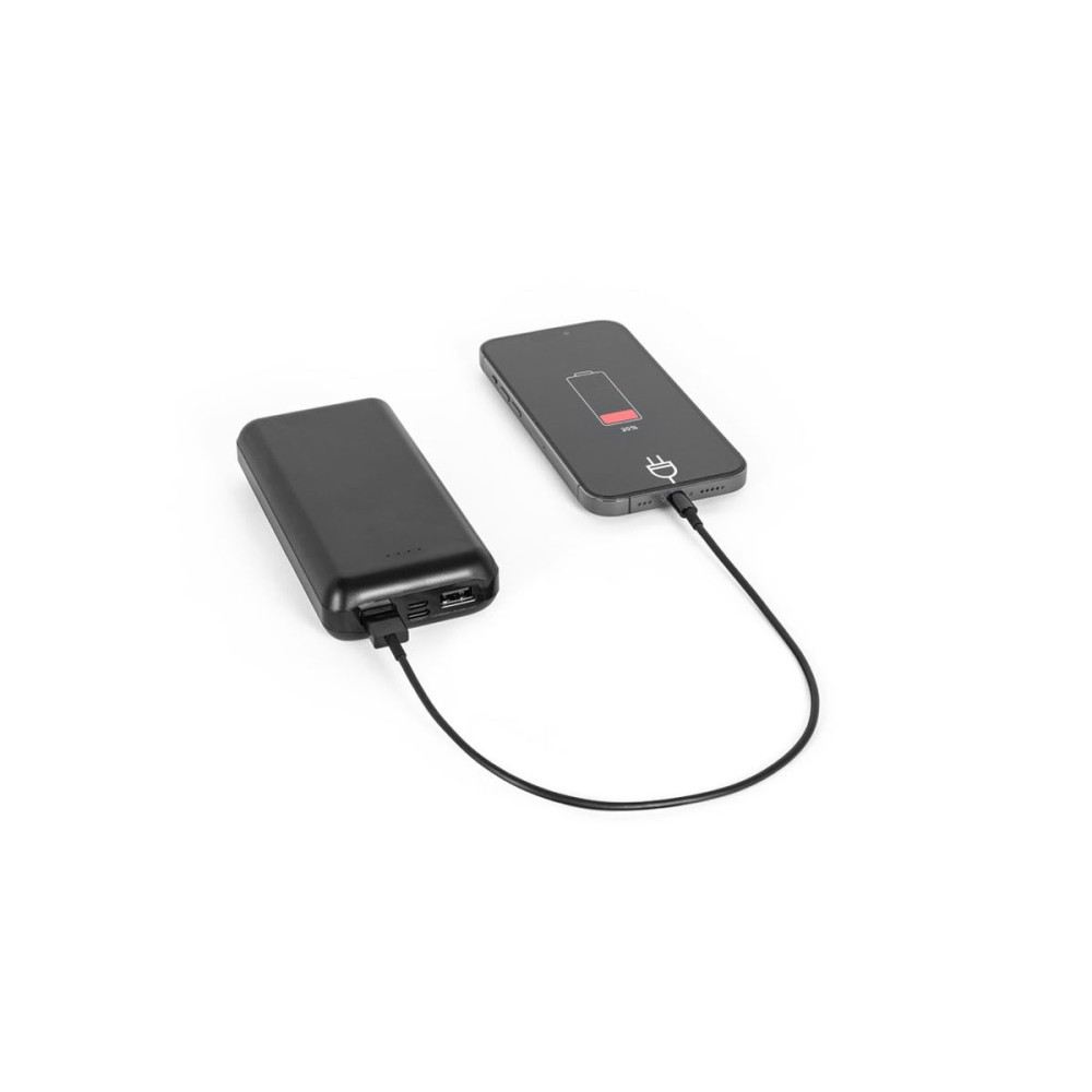 LEAKEY 20 - Power bank 20'000 mAh in recycled ABS (100% rABS)