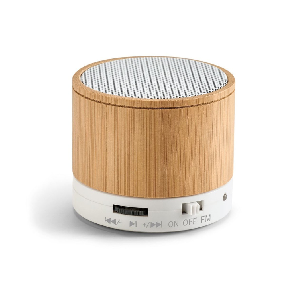 GLASHOW - Bamboo portable speaker with microphone