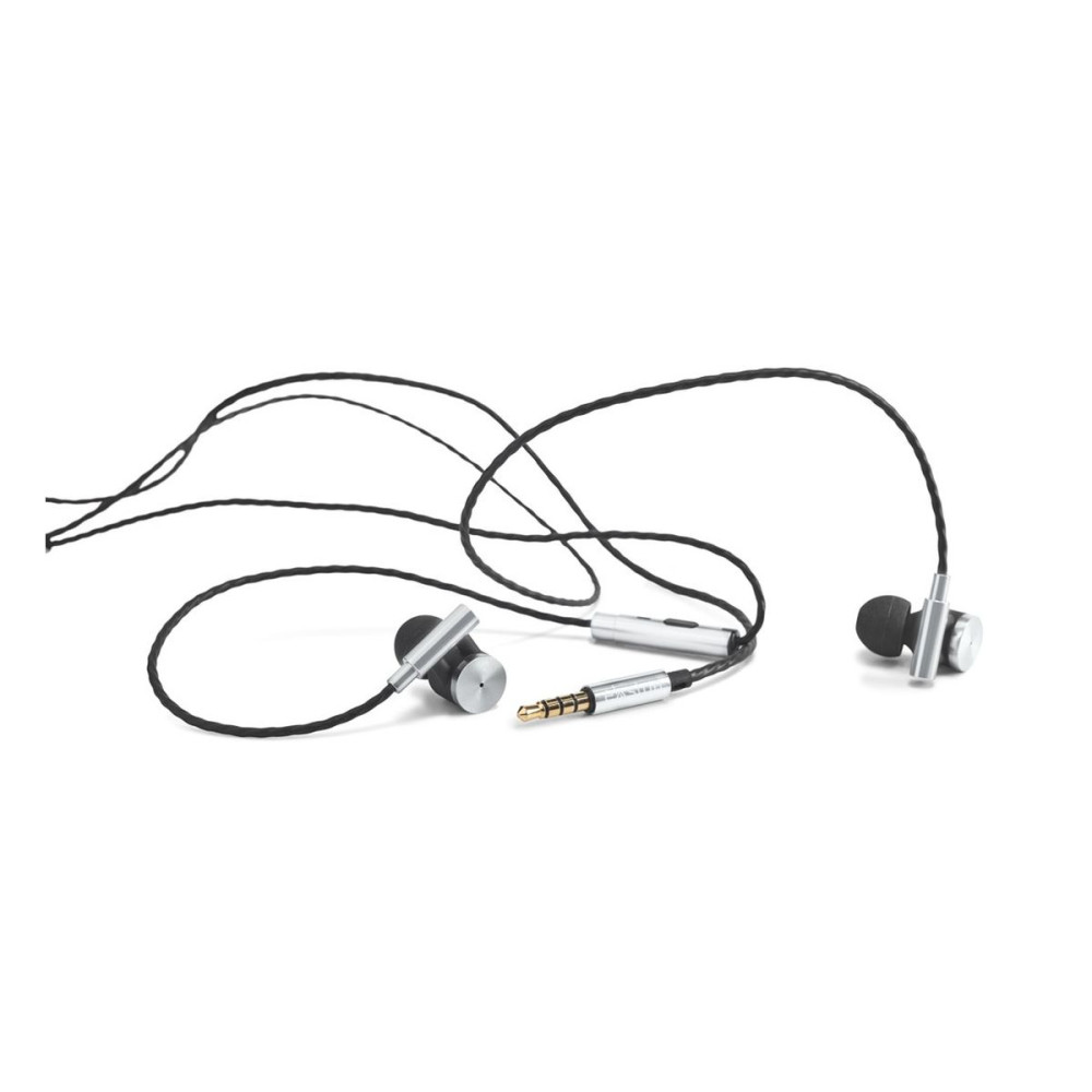 VIBRATION - Metal and ABS earphones with microphone