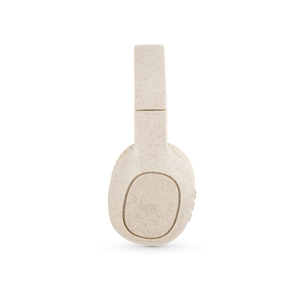 FEYNMAN - Foldable wireless headphones with 4-hour battery life in wheat straw and ABS