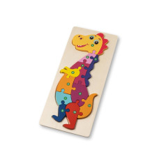 DIPLODOCO - Dinosaur-shaped puzzle in pine plywood