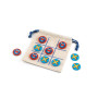 CROSSES - Classic 10-piece plywood Tic Tac Toe game CROSSES - Classic 10-piece plywood Tic Tac Toe game