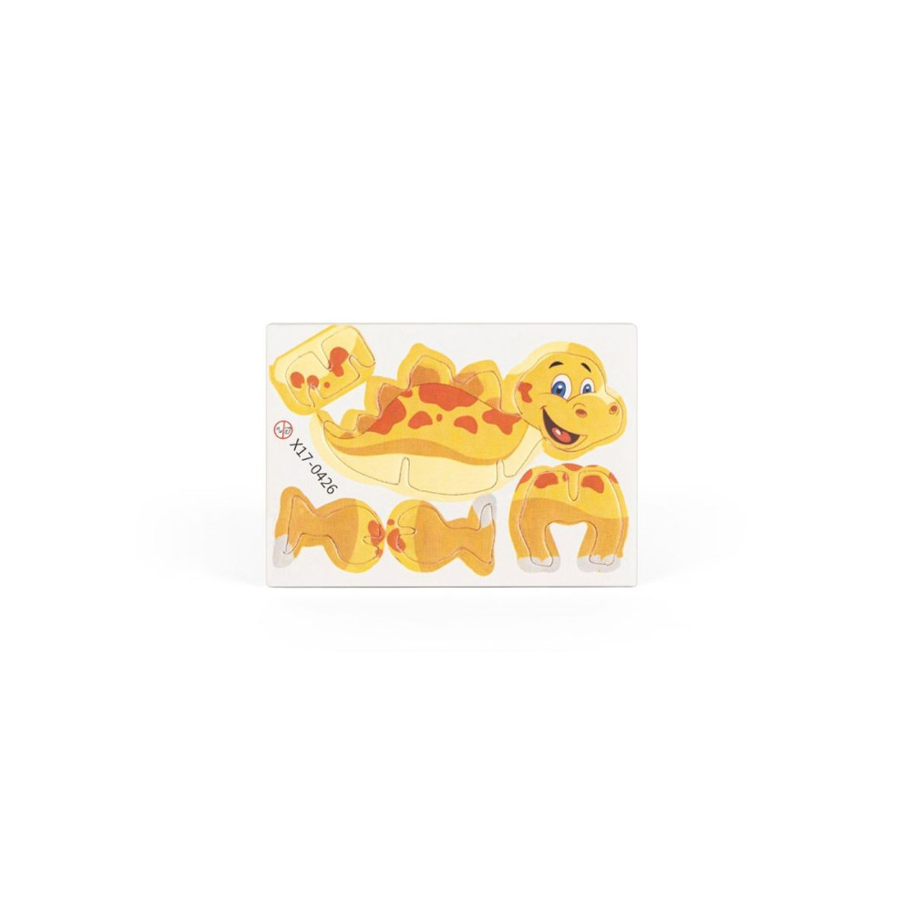 DINOSAURUS - 3D puzzle in paper and EVA in the shape of a dinosaur