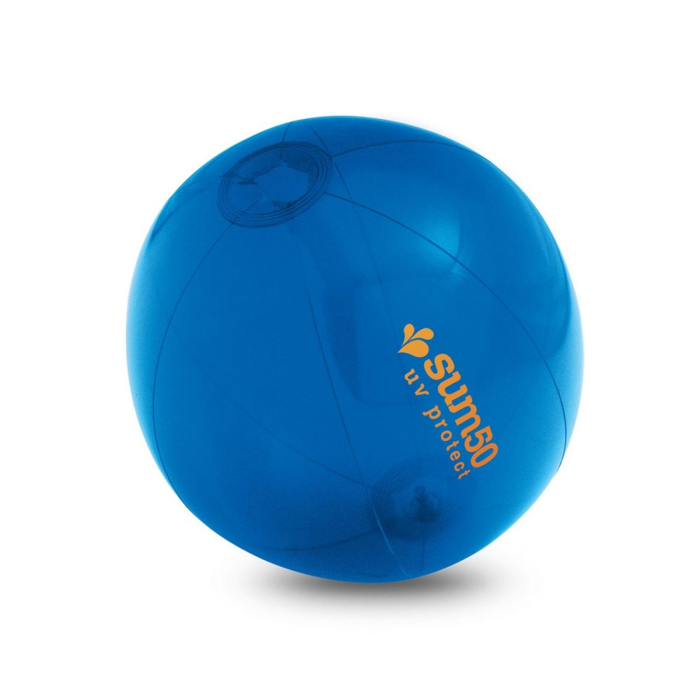PECONIC - Inflatable beach ball in translucent PVC