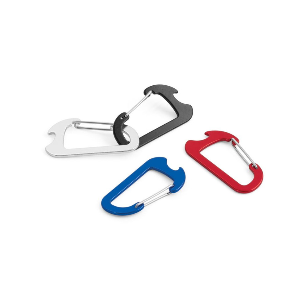 CLOSE - Carabiner with aluminium capsule opener