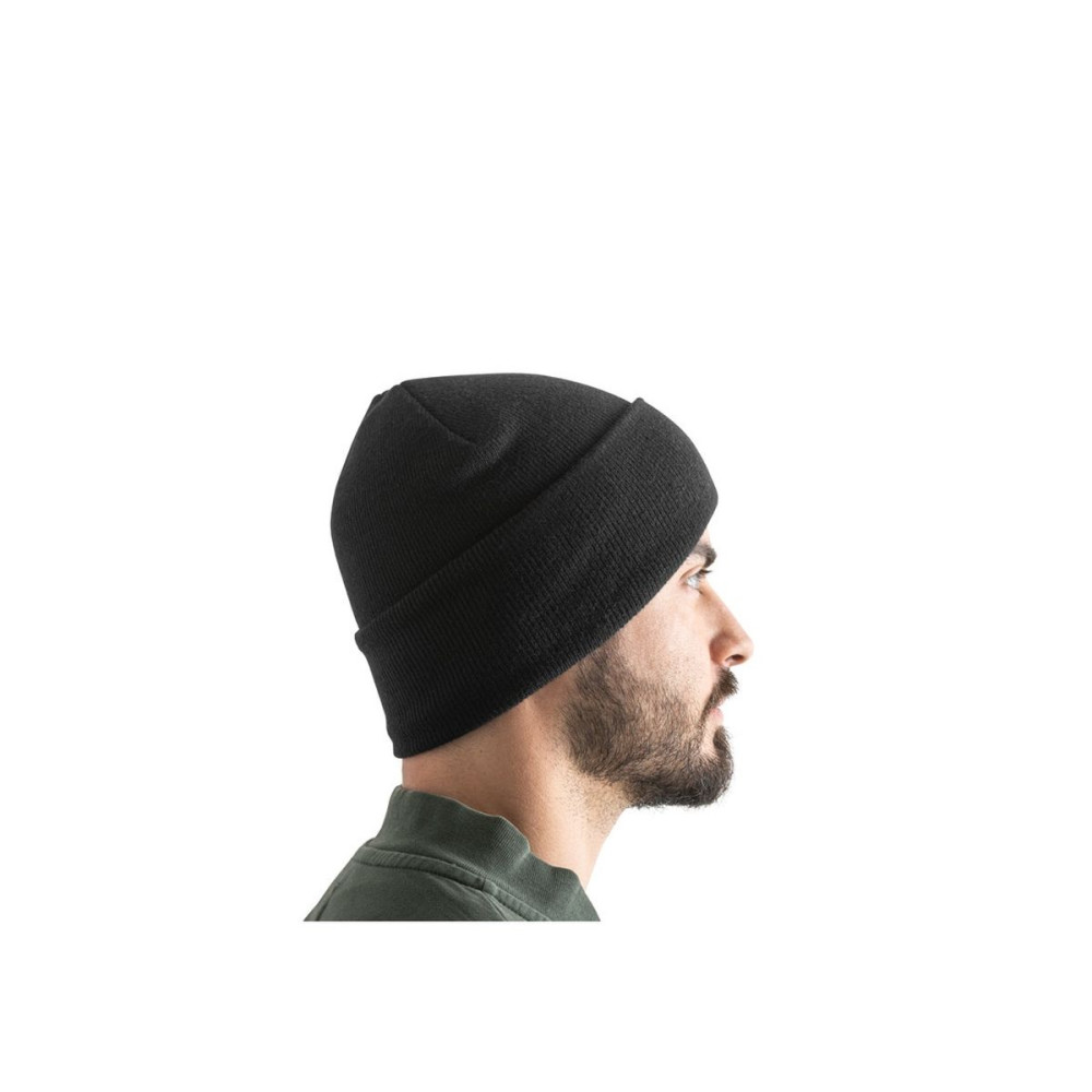 CARL - Recycled polyester (100% rPET) double-layered soft knit unisex beanie