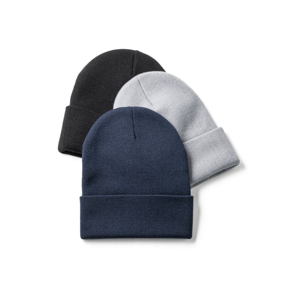 CARL - Recycled polyester (100% rPET) double-layered soft knit unisex beanie