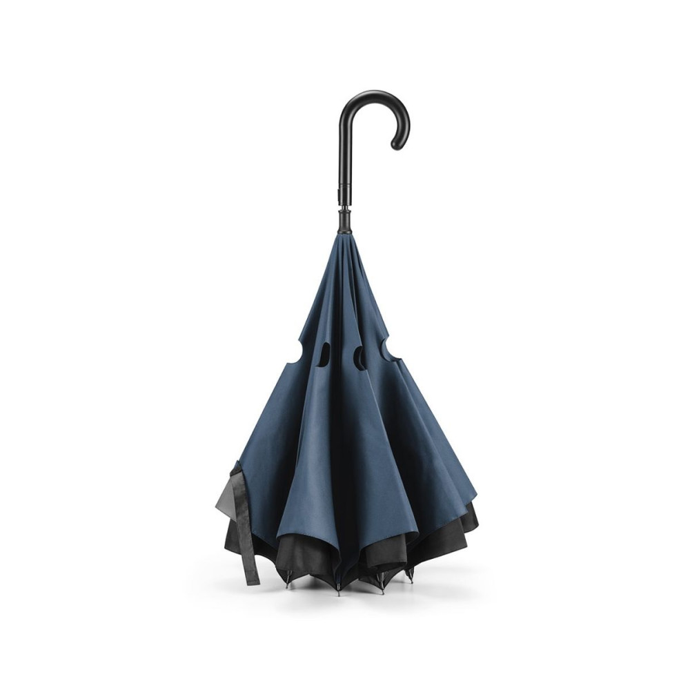 ANGELA - 190T pongee reversible folding umbrella