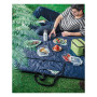 GRADY - Foldable picnic blanket in rPET and PEVA