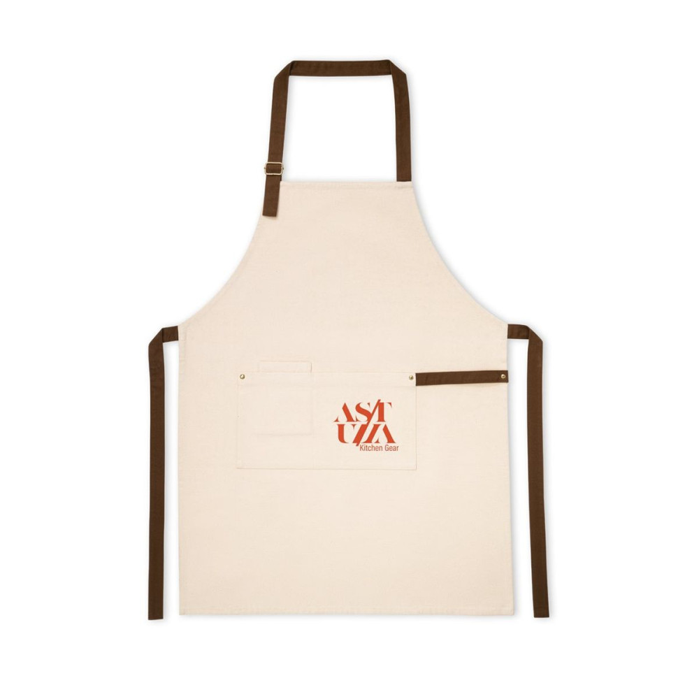 HOLM - 100% cotton canvas apron (320 g/m²) with metal details
