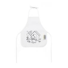 NILO - Children's apron for colouring in non-woven (80 g/m²)