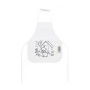 NILO - Children's apron for colouring in non-woven (80 g/m²) NILO - Children's apron for colouring in non-woven (80 g/m²)