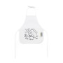 NILO - Children's apron for colouring in non-woven (80 g/m²) NILO - Children's apron for colouring in non-woven (80 g/m²)