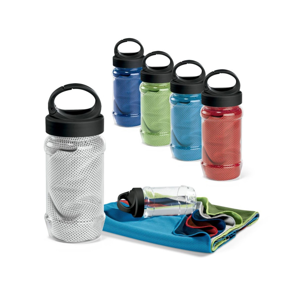 ARTX PLUS - Set with a PP and PET bottle and a polyamide and polyester sports towel