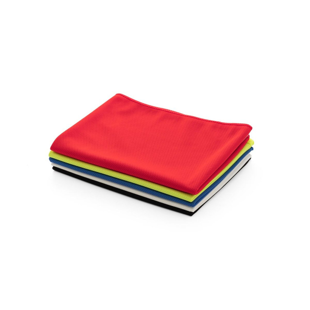 BERNAL - Recycled polyester (100% rPET) fitness cooling towel with non-woven pouch