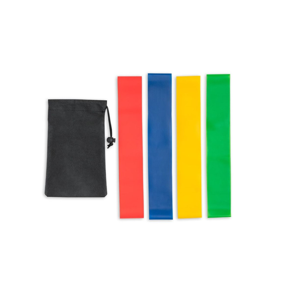 BURPEE - Set of elasticated resistance bands with non-woven pouch